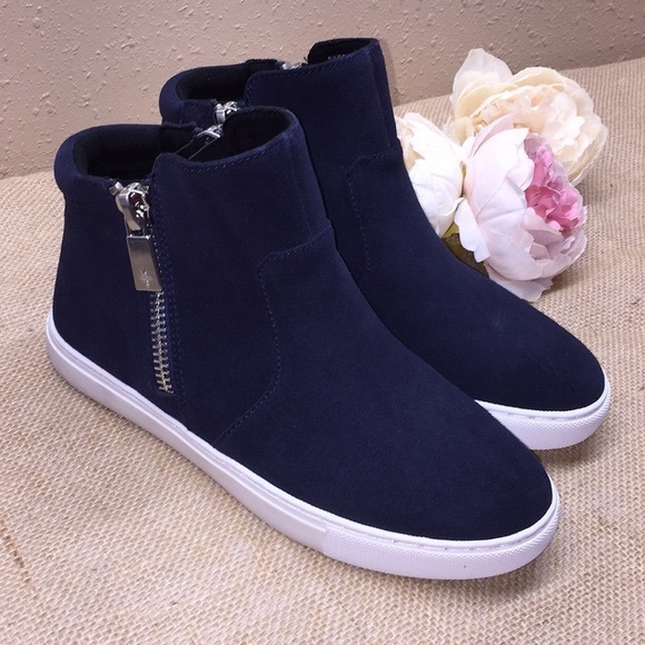 Kenneth Cole Shoes - Kenneth Cole Navy High Top Sneakers